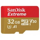 SanDisk 32GB microSDHC V30 A1 UHS-I Extreme + SD